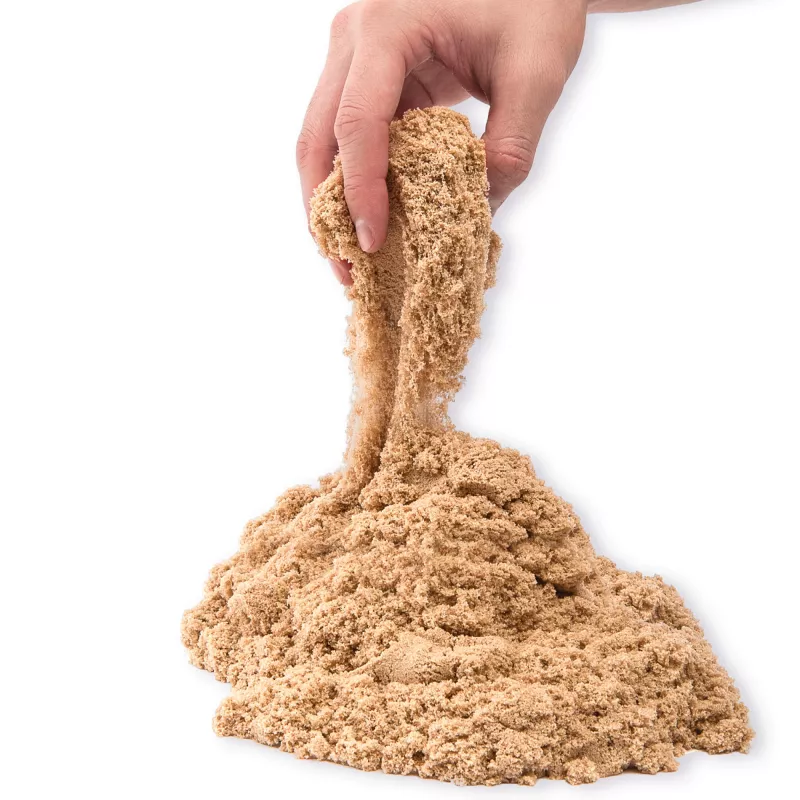 Kinetic Sand natūraliai ruda 2,5 kg formuojamas smėlis vaikams nuo 3 metų