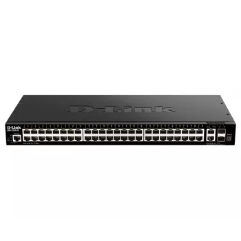 D-Link 48 prievadų Gigabit dėžės jungiklis su 2 x 10GBase-T prievadais ir 2 x 10G SFP+