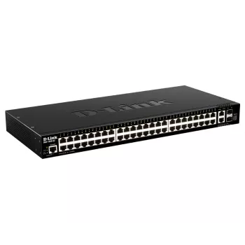 D-Link 48 prievadų Gigabit dėžės jungiklis su 2 x 10GBase-T prievadais ir 2 x 10G SFP+
