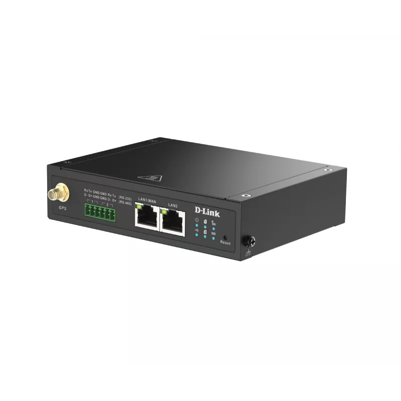 D-Link 4G LTE IIoT šliuzas, DOM-530-TSO, juodas