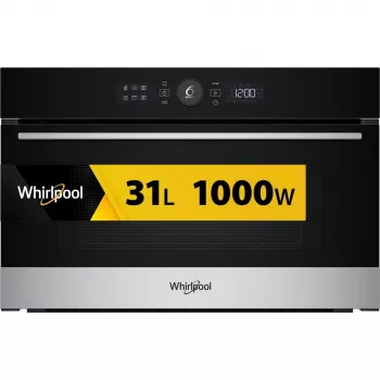Whirlpool WMD54MX Juoda, Nerūdijantis plienas Grilio mikrobangų krosnelė Įmontuojama 31 L 1000 W