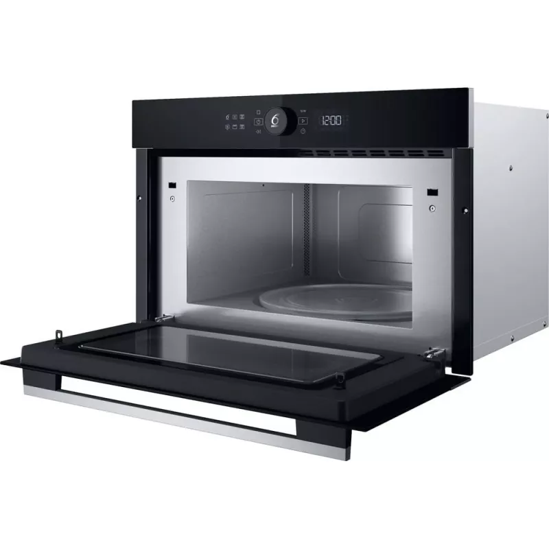 Whirlpool WMD54MX Juoda, Nerūdijantis plienas Grilio mikrobangų krosnelė Įmontuojama 31 L 1000 W