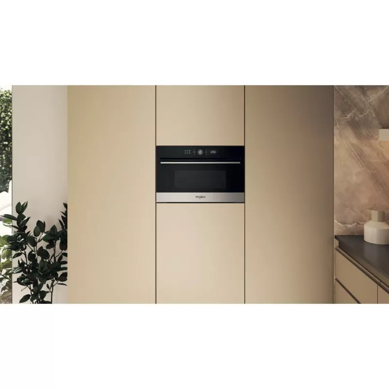 Whirlpool WMD54MX Juoda, Nerūdijantis plienas Grilio mikrobangų krosnelė Įmontuojama 31 L 1000 W