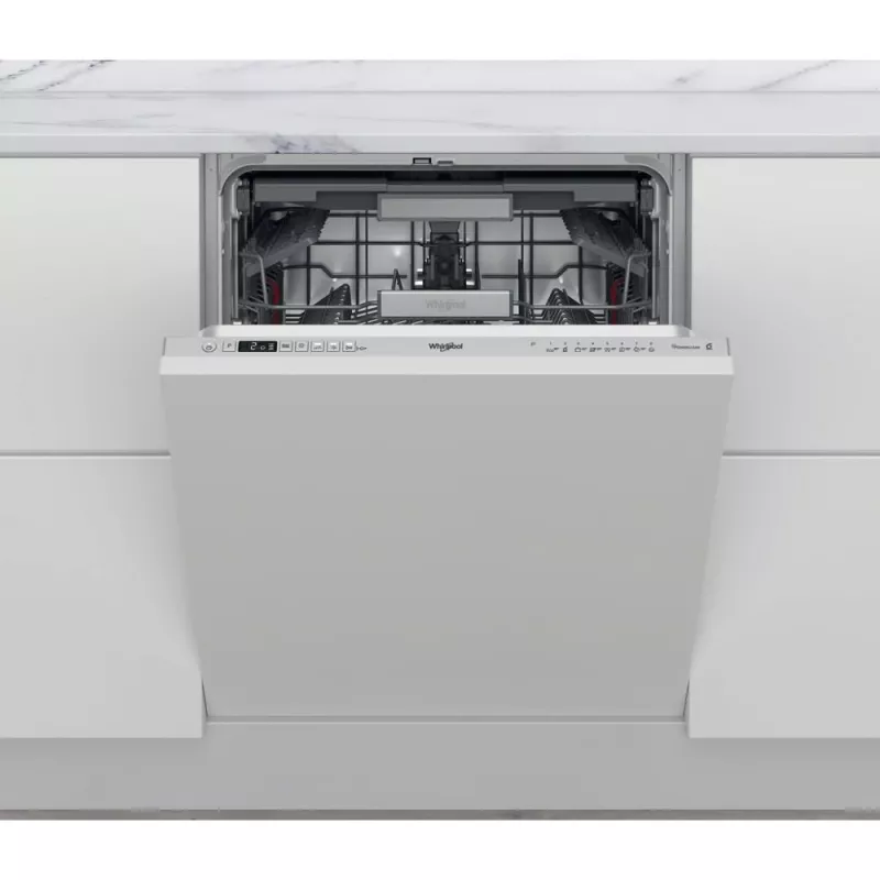 Whirlpool WIO 3O26 PL visiškai įmontuojama indaplovė, 14 komplektų