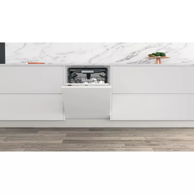 Whirlpool WIO 3O26 PL visiškai įmontuojama indaplovė, 14 komplektų