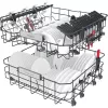 Whirlpool WIO 3O26 PL visiškai įmontuojama indaplovė, 14 komplektų