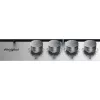 Whirlpool TGML 650 IX nerūdijančio plieno įmontuojama 58 cm dujinė kaitlentė 4 zonos
