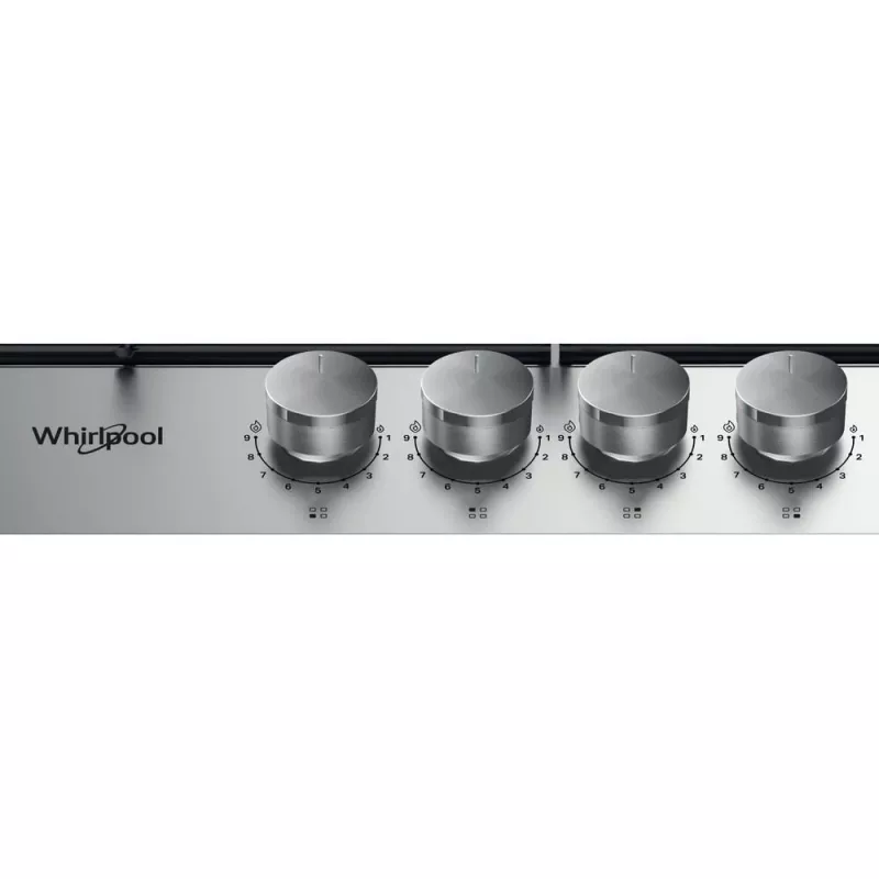 Whirlpool TGML 650 IX nerūdijančio plieno įmontuojama 58 cm dujinė kaitlentė 4 zonos
