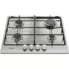 Whirlpool TGML 650 IX nerūdijančio plieno įmontuojama 58 cm dujinė kaitlentė 4 zonos