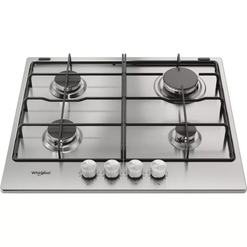 Whirlpool TGML 650 IX nerūdijančio plieno įmontuojama 58 cm dujinė kaitlentė 4 zonos