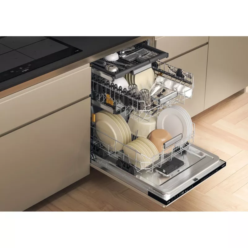 Indaplovė Whirlpool W7I HP42 L, visiškai įmontuojama, 15 stalviečių