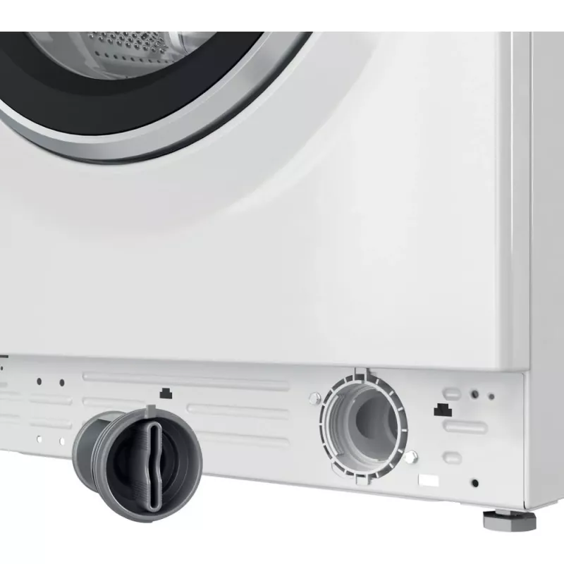 Whirlpool WRBSB 6249 S EU skalbyklė, priekinis pakrovimas, 6 kg, 1151 aps/min, juoda, balta