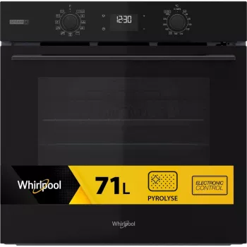 Whirlpool OMSK58RU1SB 71 L juoda orkaitė