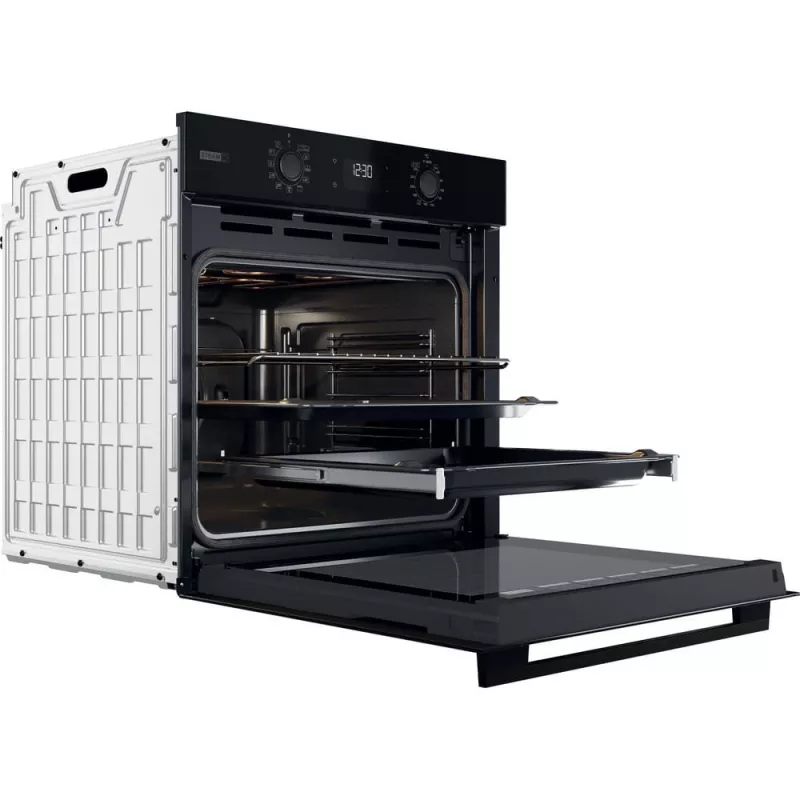 Whirlpool OMSK58RU1SB 71 L juoda orkaitė