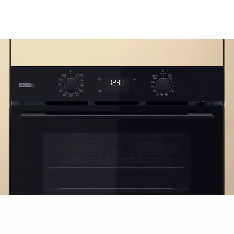 Whirlpool OMSK58RU1SB 71 L juoda orkaitė