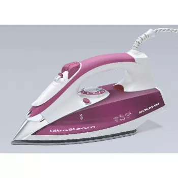 Ariete 6215 Garinis lygintuvas 2200 W - nerūdijančio plieno padas - 280 ml bakelis - Rožinis