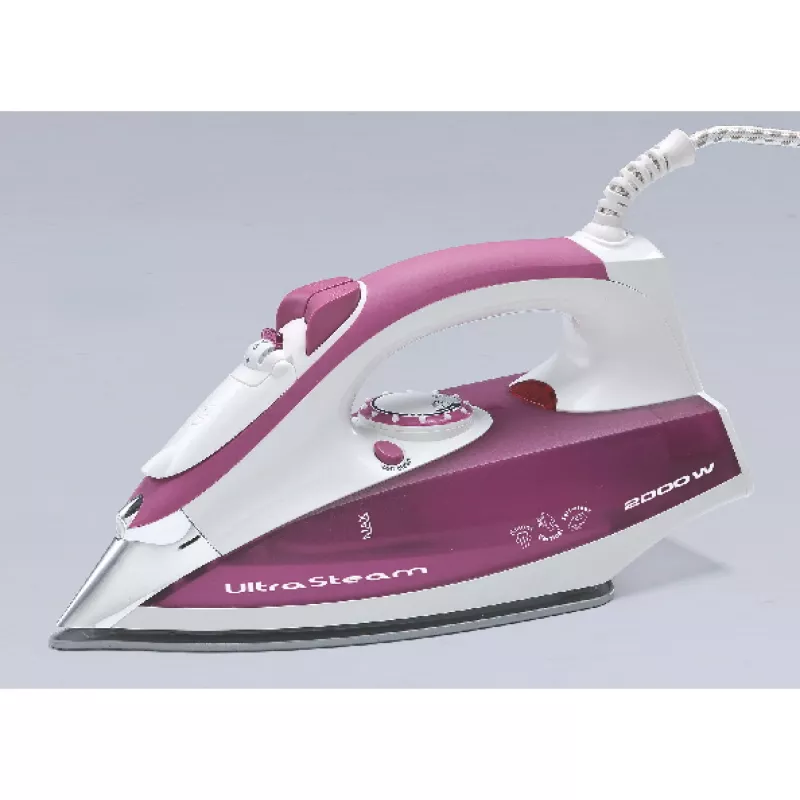 Ariete 6215 Garinis lygintuvas 2200 W - nerūdijančio plieno padas - 280 ml bakelis - Rožinis