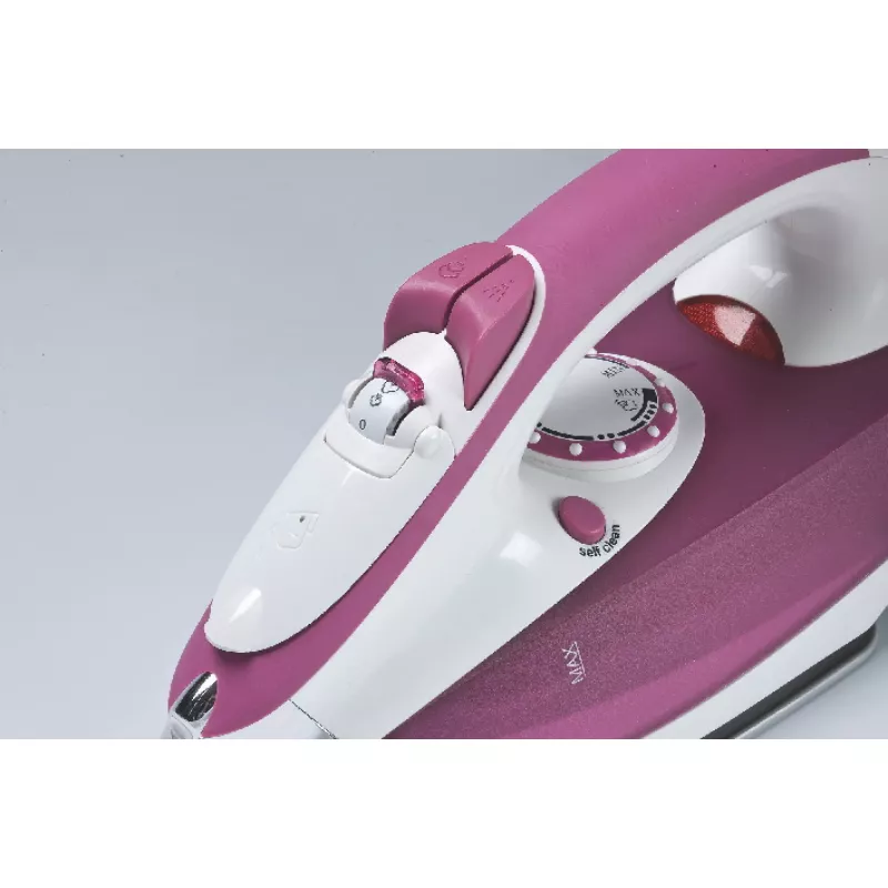 Ariete 6215 Garinis lygintuvas 2200 W - nerūdijančio plieno padas - 280 ml bakelis - Rožinis
