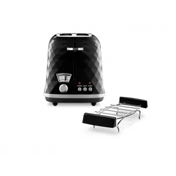 Skrudintuvas De’Longhi Brilliante 2 griežinėliai 900 W Juodas