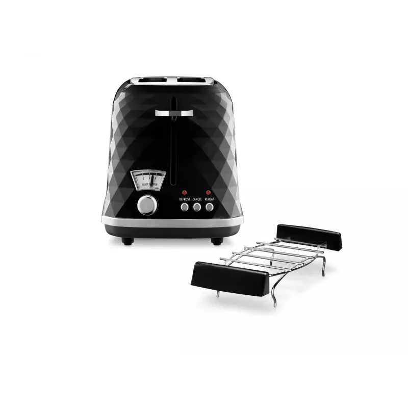 Skrudintuvas De’Longhi Brilliante 2 griežinėliai 900 W Juodas