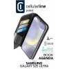 Cellularline Book Agenda dėklas Galaxy S25 Ultra su magnetiniu užsegimu, dirbtinės odos apdaila