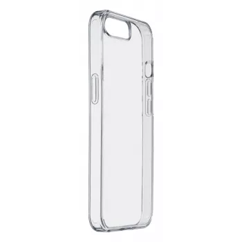 Cellularline Clear Protect – kietas dėklas iPhone 16e/17e su guminiais kraštais