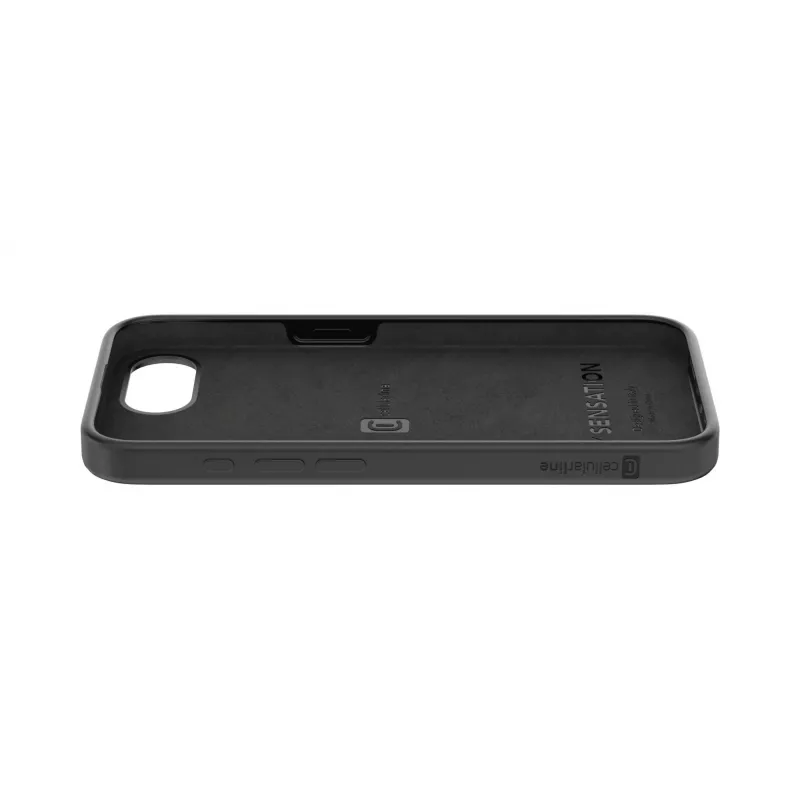 Cellularline Sensation – minkštas silikoninis dėklas iPhone 16e/17e su Microban® antibakterine technologija
