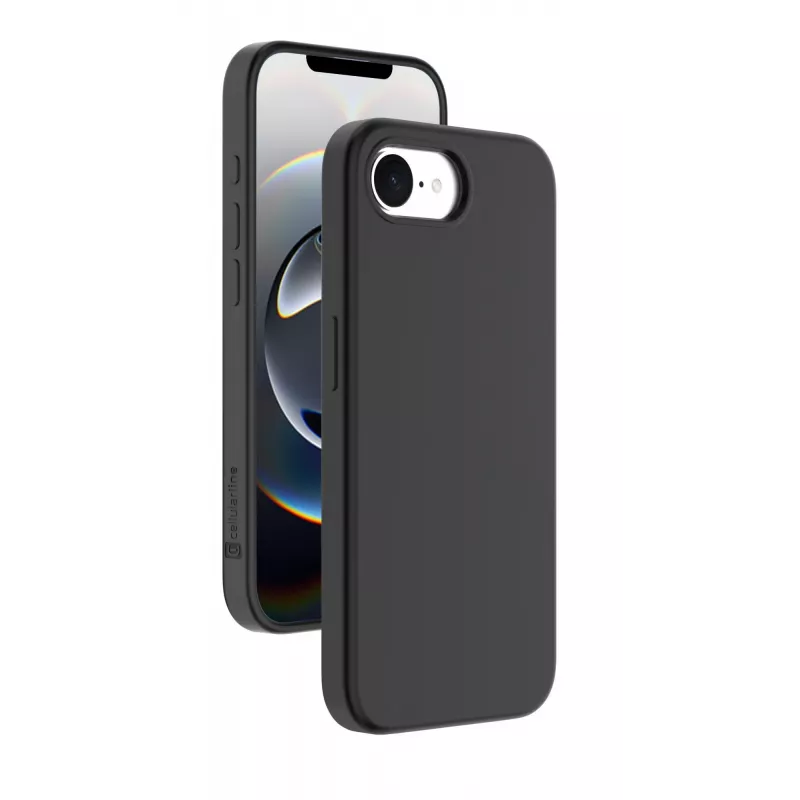 Cellularline Sensation – minkštas silikoninis dėklas iPhone 16e/17e su Microban® antibakterine technologija