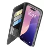Cellularline Book Agenda dėklas iPhone 16e/17e – odos efekto knygelė su magnetiniu užsegimu