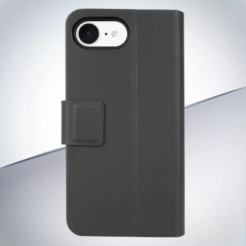 Cellularline Book Agenda dėklas iPhone 16e/17e – odos efekto knygelė su magnetiniu užsegimu