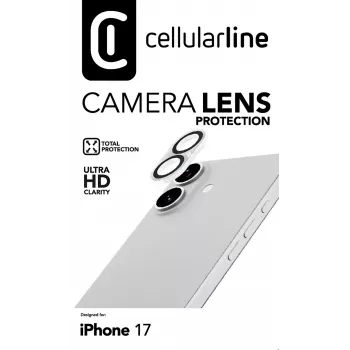 Cellularline Camera Lens – iPhone 17 apsauga fotoaparatui