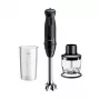 Braun MultiQuick 3 MQ30201M 0.6 L Panardinis blenderis 900 W Juodas, satino plienas