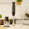 Braun MultiQuick 3 MQ30201M 0.6 L Panardinis blenderis 900 W Juodas, satino plienas