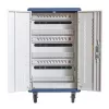 Techly I-CABINET-30DUTY nešiojama prietaisų valdymo spintelė ant ratų, balta, mėlyna