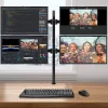 Monitoriaus laikiklis Techly ICA-LCD 382-Q 68,6 cm (27 col.) stalas Juoda
