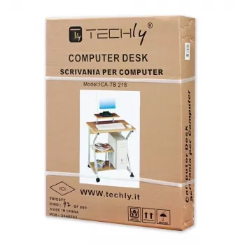 Techly kompaktiškas kompiuterinis stalas ICA-TB 218