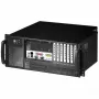 Techly I-CASE MP-P4HX-BLK6 4U ultra kompaktiškas 19 inch stovo/darbastalio korpusas serveriui, juodas