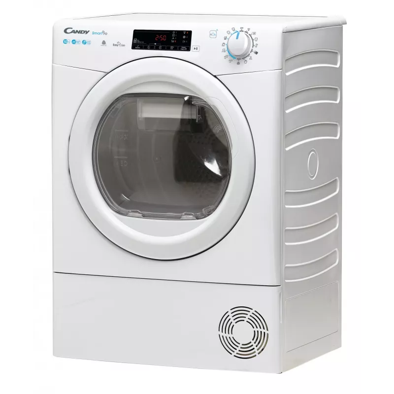 Candy Smart Pro CSOE H10A2TE-S džiovinimo mašina Laisvai pastatoma Pakrovimas iš priekio 10 kg Balta
