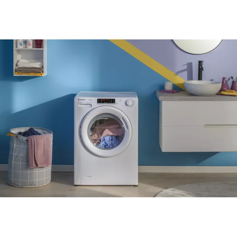 Candy Smart Pro Inverter CO 474TWM6/1-S skalbimo mašina priekinis pakrovimas 7 kg 1400 RPM balta