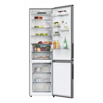 Candy CNCQ2T620EX laisvai pastatomas šaldytuvas, 409 L, nerūdijantis plienas