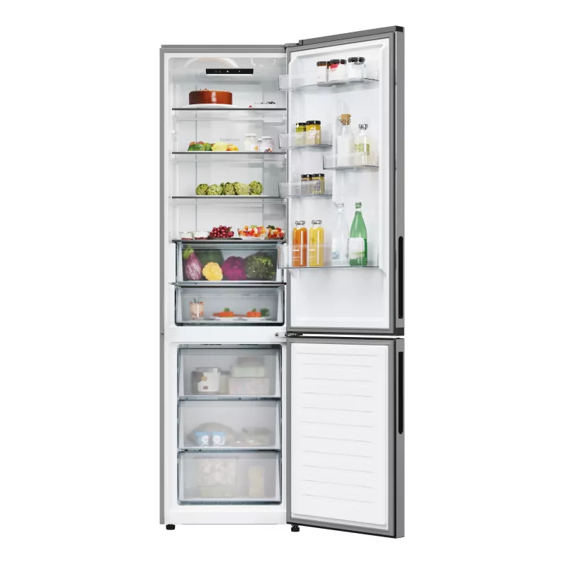 Candy CNCQ2T620EX laisvai pastatomas šaldytuvas, 409 L, nerūdijantis plienas