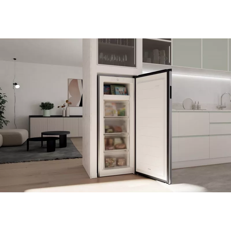 Šaldiklis Candy CNUQ2L513EX, 169 L, nerūdijantis plienas