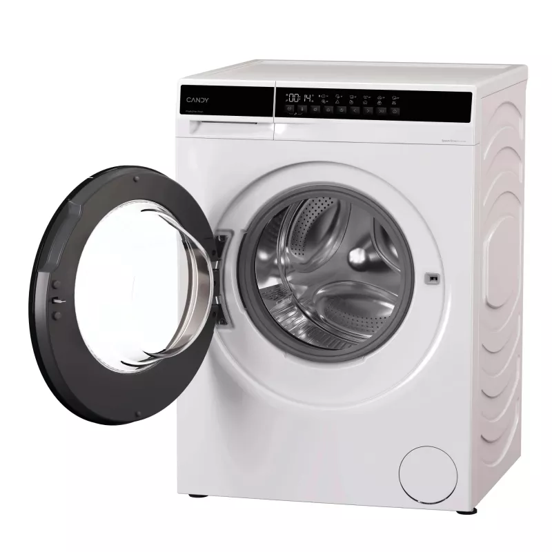 Candy Easy EY 27SB7-S skalbyklė su priekiniu pakrovimu 7 kg 1200 aps/min Juoda, Balta