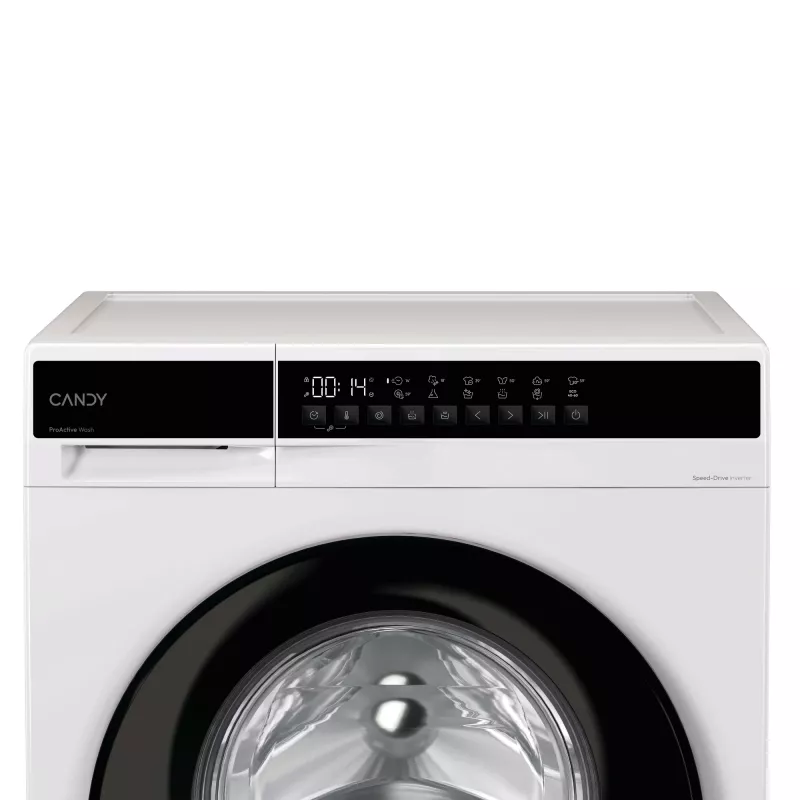 Candy Easy EY 27SB7-S skalbyklė su priekiniu pakrovimu 7 kg 1200 aps/min Juoda, Balta