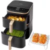 Cosori Turbo Tower Pro Smart 10,8 L 2630 W Karšto oro gruzdintuvė Juoda, Auksinė
