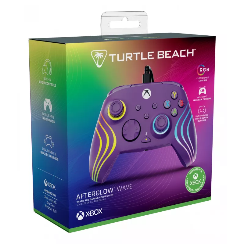 Žaidimų pultas Turtle Beach Afterglow Wave Violetinis USB PC Xbox Series X