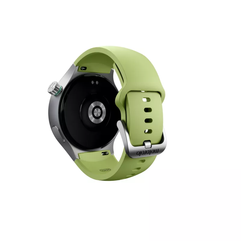 Motorola Moto Watch 47 mm sidabrinis GPS išmanusis laikrodis