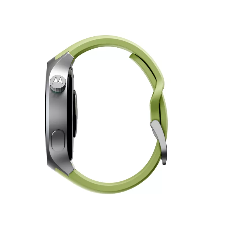 Motorola Moto Watch 47 mm sidabrinis GPS išmanusis laikrodis