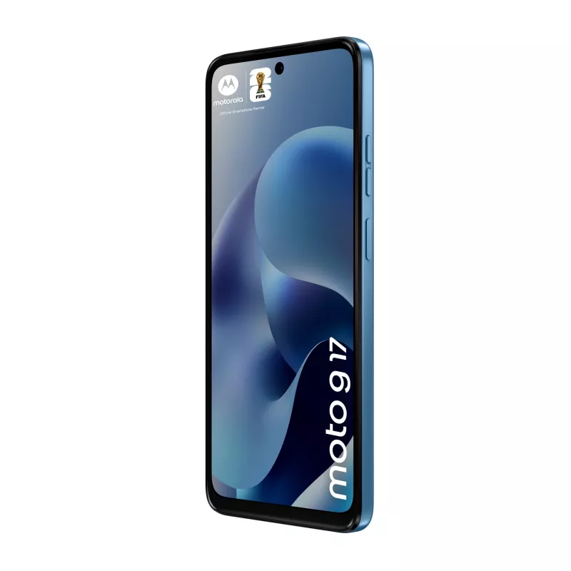 Mobilusis telefonas Motorola moto g17 17,1 cm (6,72 col.) Dual SIM Android 15 USB Type-C 4 GB 128 GB 5200 mAh Mėlynas