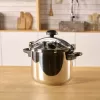 Nerūdijančio plieno puodas Taurus Classic Moments 6 L – tinka indukcinėms, dujinėms ir keraminėms kaitlentėms, su dangčiu ir šaltais rankenomis